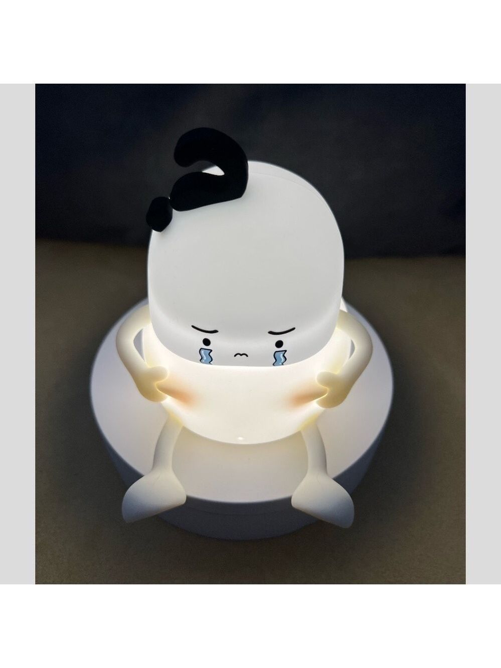 LED Squishy Rechargeable "Pinch an Inch?" Novelty Night Light NWT - Picture 5 of 10